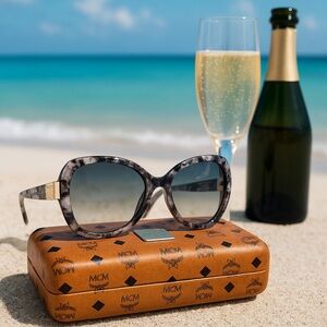 MCM Gray Marble Pattern Sunglasses
